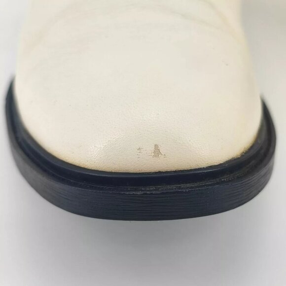 Ugg Women's Emmeth Chelsea White Jasmine Leather Boots Size 9 US - Picture 10 of 12